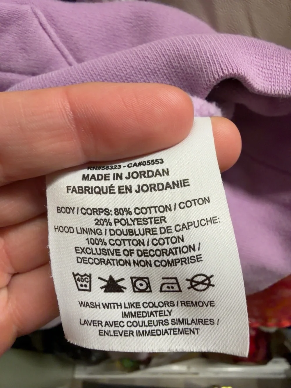 Nike Purple Smoke/Light Thistle Pullover Hoodie with white logo